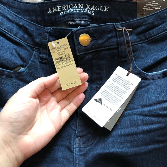 BRAND NEW AEO Denim Cafe Jeans - Picture 2 of 6